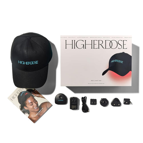 Red Light Therapy Hat for Hair Growth - Cordless Red Light Cap to Support Scalp Health, Hair Regrowth at Home & Reduced Shedding - Rechargeable LED Hat Promotes Fuller Hair & Scalp Wellness